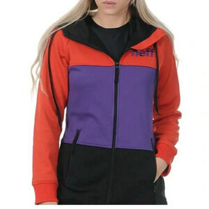 Neff Daily Shredder Women’s Full Zip Tech Fleece Hoodie Jacket